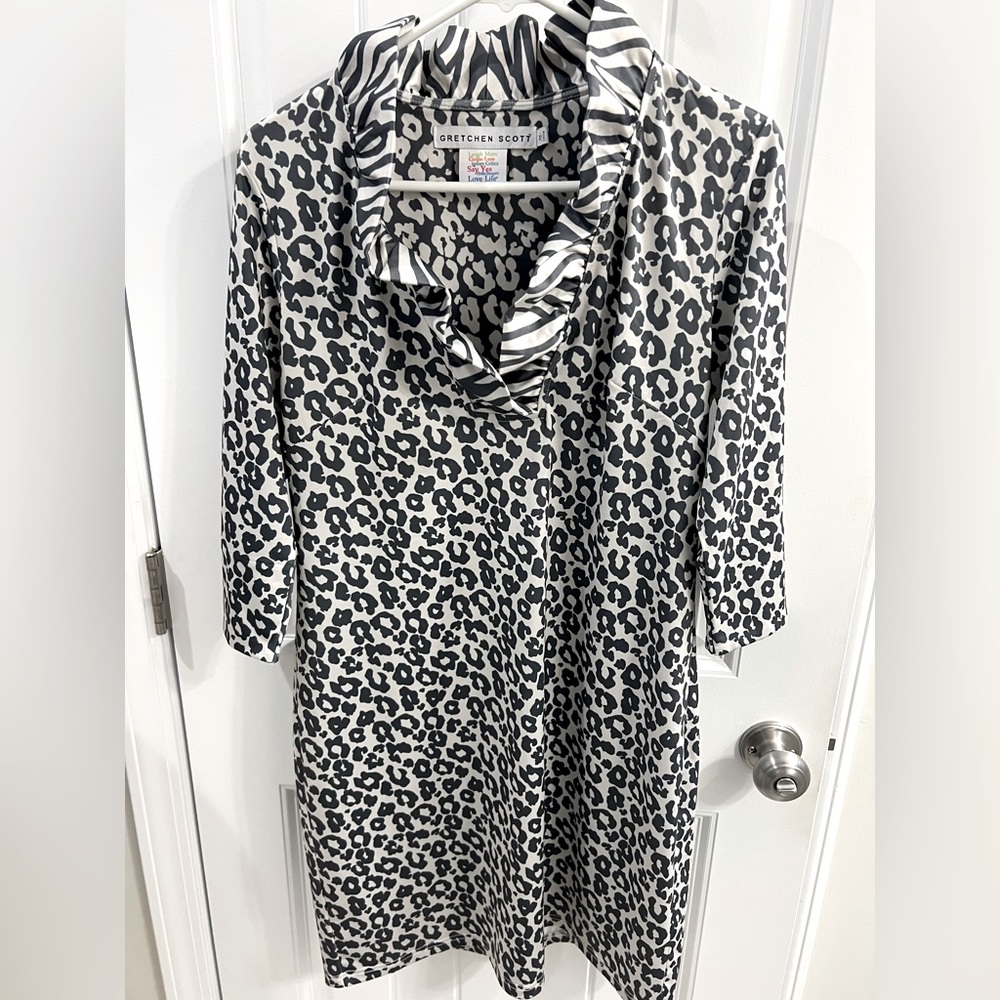 Gretchen Scott leopard dress